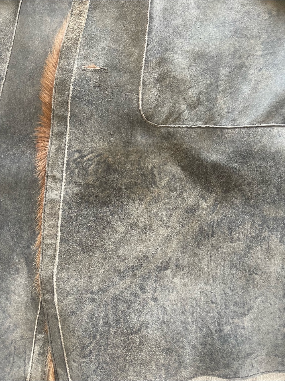 Pal Zileri Natural Leather Fur Coat - Picture 9 of 14